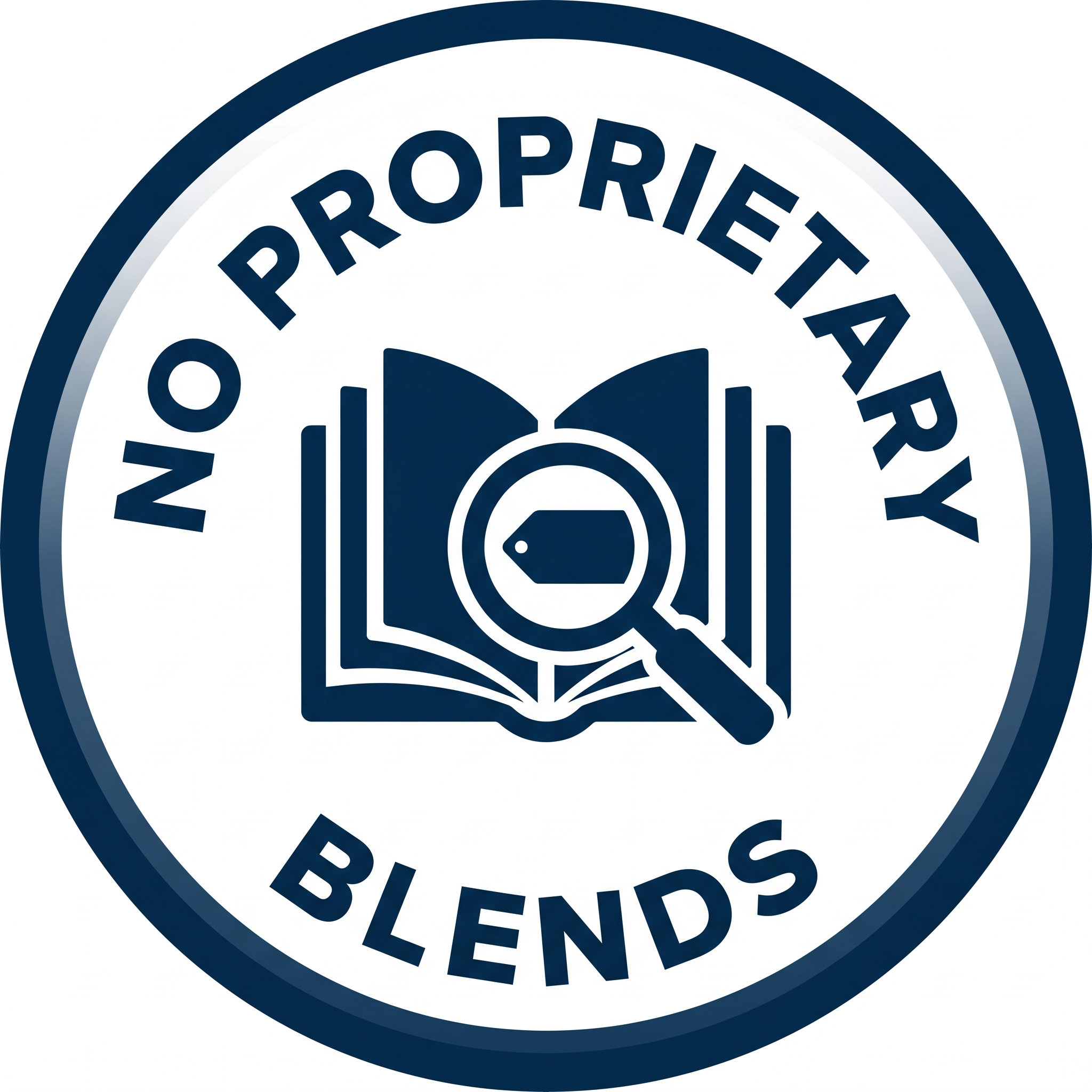No Proprietary Blends
